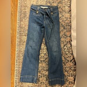 Pilcro and the Letterpress (Anthropologie) wide leg denim